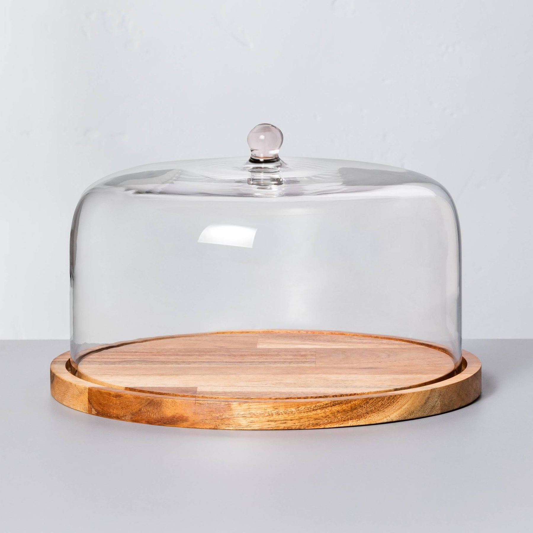 Wood & Glass Cake Storage - Hearth & Hand with Magnolia