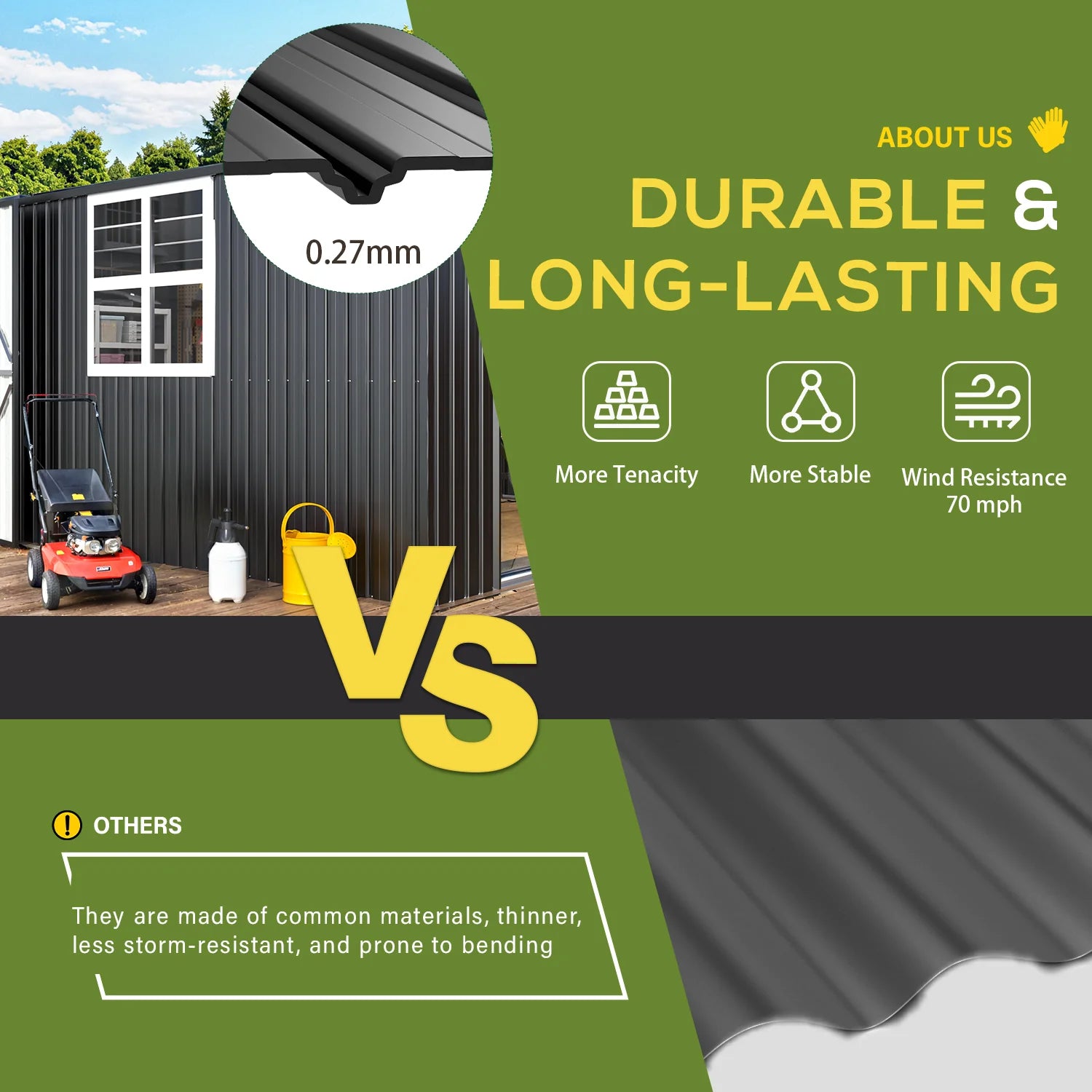 AECOJOY 16' x 12' Outdoor Storage Shed, Large 12x16 Metal Sheds with Windows, Utility  Tool Storage