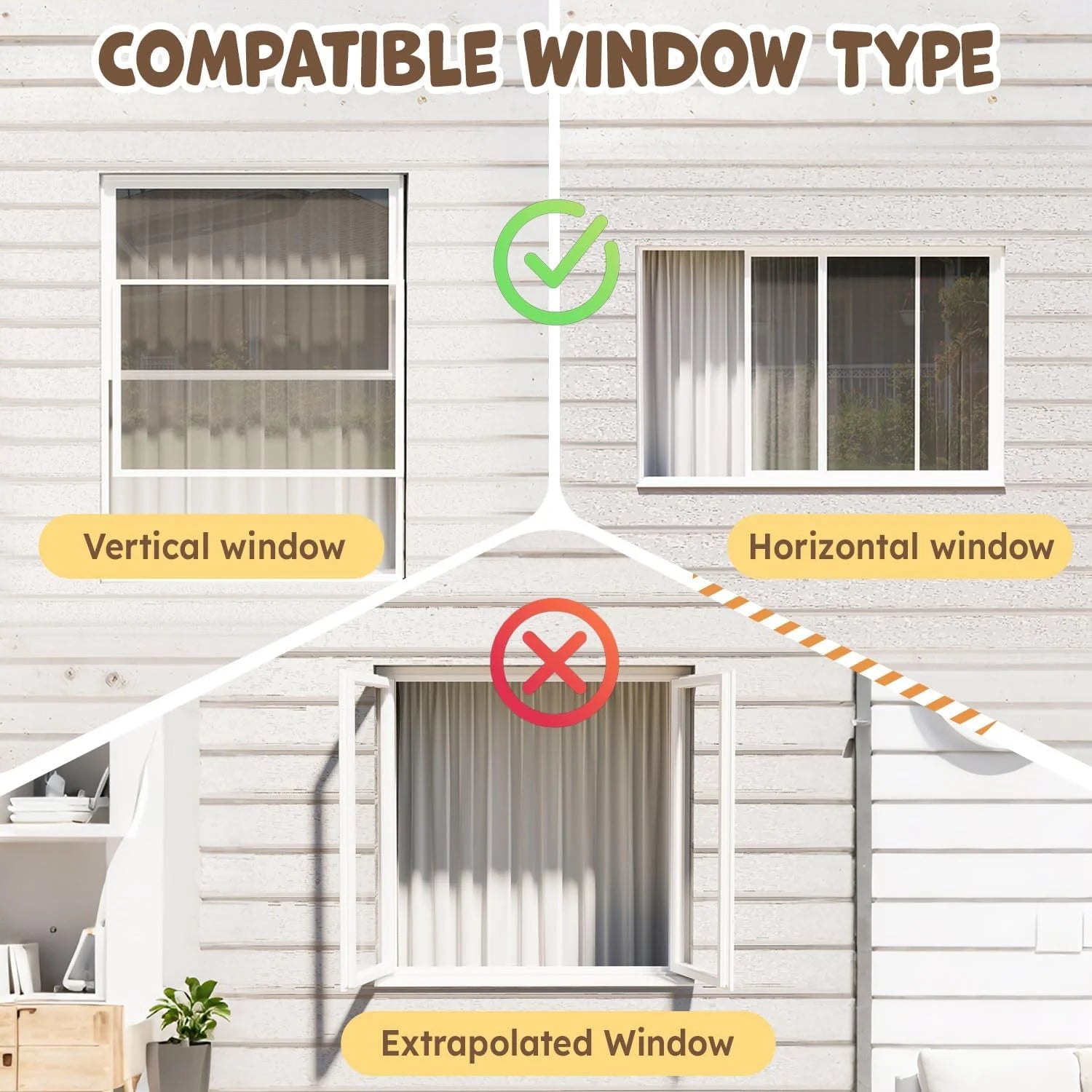 AECOJOY Catio Outdoor Cat Enclosure with Window Access, Large Window Catio Wood Cat House with 4 Platforms & 3 Doors